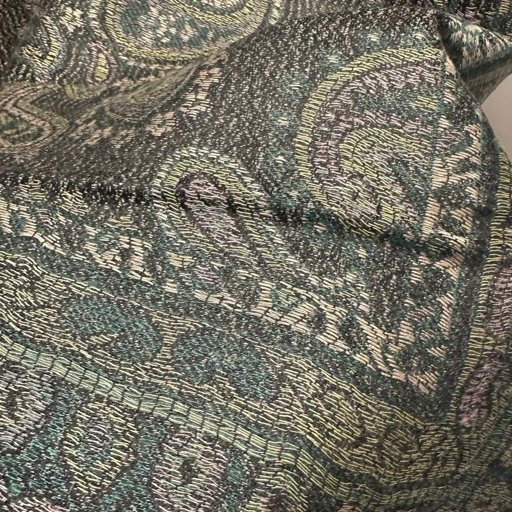 Elegant Shawl in Earthy Green- Versatile Wrap, Stole, Scarf, Veil, Soft & Cozy